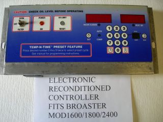 ELECTRONICALLY RECONDITIONED CONTROL FITS BROASTER 2400,1800,1600 GAS 