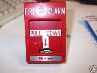 SIMPLEX RMS 1T FIRE ALARM PULL STATION