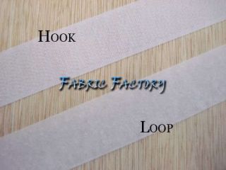   Adhesive Stick on Velcro Tape   Hook   25m Roll   The Fabric Factory