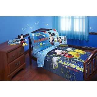Disney Mickey Mouse Space Adventure Zero Gravity Toddler Bedding Set 4 