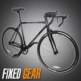   Track Fixed Gear Bike Fixie Single Speed Road Bicycle   Black Color