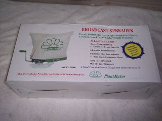 Plantmates Broadcast Spreader,Model 76300,distributes seed,lightweight 