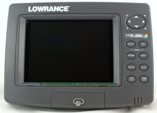 FishFinder LCX 28C HD Lowrance Color Sonar GPS Chartplotter Fish 
