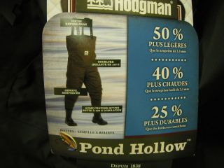 Hodgman Pond Hollow Insulated Booted Chest Wader with Cleated Soles 