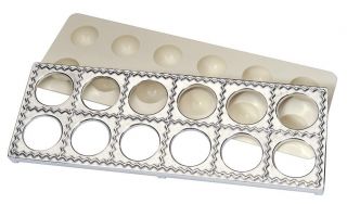 NEW Small Ravioli Maker Tray Mould Pasta Stamp Cutter