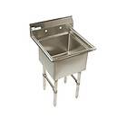 HD One Compartment Stainless Mop or Veggie Sink NSF