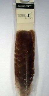   Angler Turkey Tail Feathers Fly Tying Materials Fishing New Flies