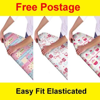 Easy Fit Elasticated Quality Padded Cotton Ironing Board Cover
