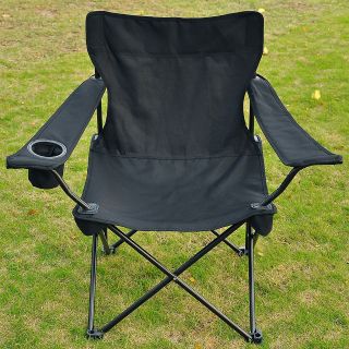 Folding Black Chair For Hunting Blind Tent Hiking Camping Travel 