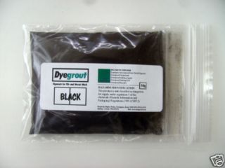 50 grams   Black Grout Pigment for Mosaics Cement