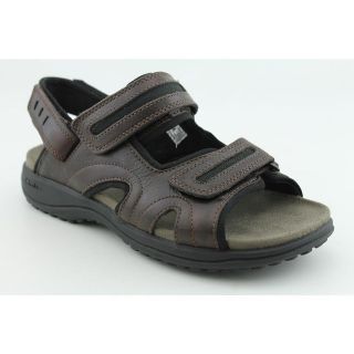   Mens Size 8 Brown Fisherman Open Toe Leather Comfort Sandals Shoes