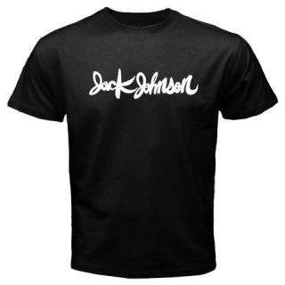 New Jack Johnson folk music black t shirt Size S 3XL