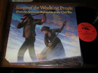 Songs of the Working People 80s FOLK POP VOCAL LP From