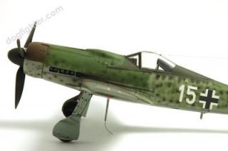 Built plastic model airplanes for sale Focke Wulf Fw 190 D 9 Pro Built 