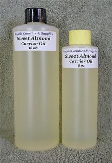   SWEET ALMOND CARRIER OIL ★ 1 2 4 8 16 oz FOOD GRADE FOR SOAP MAKING