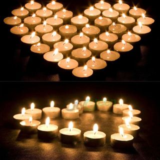   12 Flicker Light Flameless LED Tealight Tea Candles Wedding Light