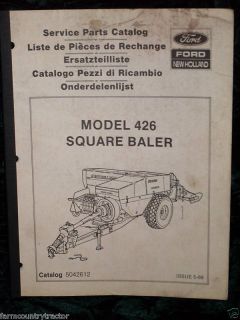 Ford 426 Square Baler Parts Manual