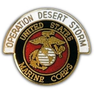   Corps Pin Operation Desert Storm USMC ODS Hat or Lapel Pin 14251