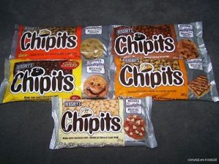HERSHEY CHIPITS 2 BAGS OF baking chips SEVERAL FLAVOURS