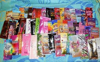 LOT 30 SAMPLE PACKETS TANNING LOTION FREE USA SHIPPING