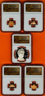 2009 P S NGC 70 U CAM LINCOLN CHRONICLE THE BICENTENNIAL 5 COIN SET