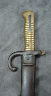 FRENCH M 1866 CHASSEPOT SWORD BAYONET WITH MATCHING NUMBERS