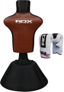 Authentic RDX Freestanding 5.6 FT Punch Bag Boxing Gloves,MMA Pad Slam 