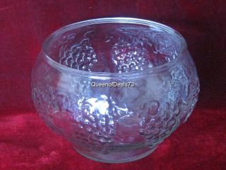   Cut Crystal/Clear/Glass Etched Party Punch Bowl & 11 Cups 1970s ERA