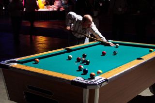Pool table for sale…Eight foot, real slate, great table