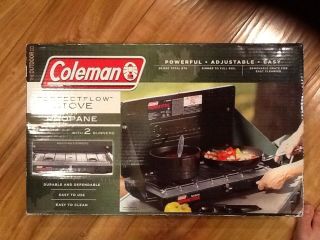 Coleman 2 Burner Propane Stove. Brand New In Package