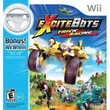 Excitebots Trick Racing (Wii, 2009) With Wii Wheel NEW