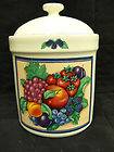 CIC Large 6 Canister w Lid Fruit by Eileen Rosenfeld