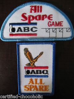 ABC American Bowling Congress All Spare Patches / Award   FREE 