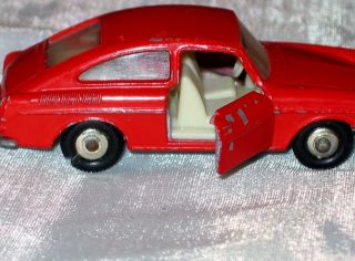   1960s Matchbox series #67 Volkswagen 1600TL Red Diecast Matchbox Car
