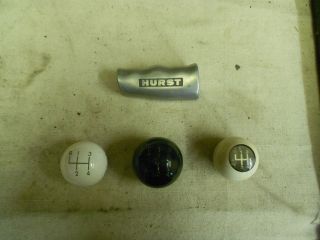 FORD MUSTANG FASTBACK TOPLOADER Hurst Shifter KNOBS ALL for one price 