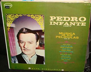 Pedro Infante Canta Musica de sus Peliculas Vol 4 Lp