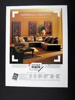Roche Bobois Hans Hopfer designed Entracte Sofa 1997 print Ad 