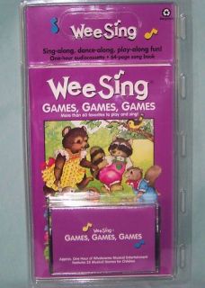   Games, Games, Games Cassette & Book Brand New in Package Musical Book