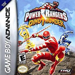 NINTENDO GAME BOY ADVANCE POWER RANGERS DINO THUNDER VIDEO GAME