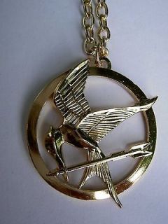 Mocking Jay Necklace Pendant   Hunger Games   all metal