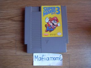 Super Mario Bros. 3 Nintendo NES Cartridge Only 1990 Video Game 1 2 