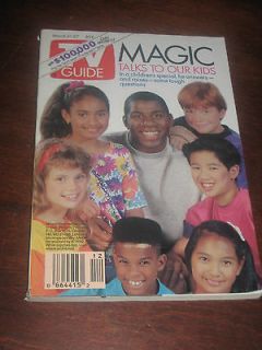 Guide Mar 21 27 1992 Magic Johnson and Nickelodeon Friends 