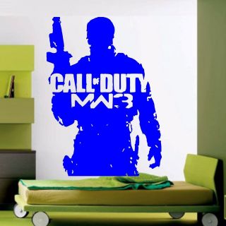 Call Of Duty Modern Warfare 3 Gaming Wall art Stickers Decal Vinyl