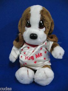   11.5 APPLAUSE Hug Me SAD SAM puppy dog PLUSH Stuffed BASSET HOUND