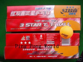 120 DHS 3 STAR TABLE TENNIS BALLS ITTF OLYMPIC BEST