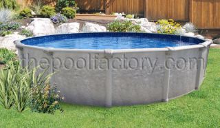 21x52 Round Above Ground Swimming Pool DELUXE ACCESSORY PACKAGE 40 Yr 