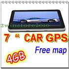 CAR GPS NAVIGATION  FM 128RAM 4GB WITH NEW MAP POI VOICE GUIDE 