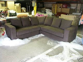 Pottery Barn West Elm Walton Sofa Sectional couch $3000 espresso 96x96 