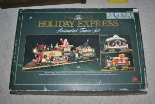 HOLIDAY EXPRESS 1996 NEW BRIGHT G SCALE TRAIN SET