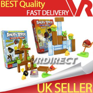 Angry Birds Knock On Wood / On Thin Ice Board Game Table Game Play Set